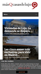 Mobile Screenshot of masqcasasdelujo.com